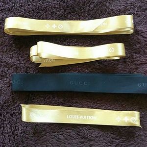 Louis Vuitton and Gucci Ribbons